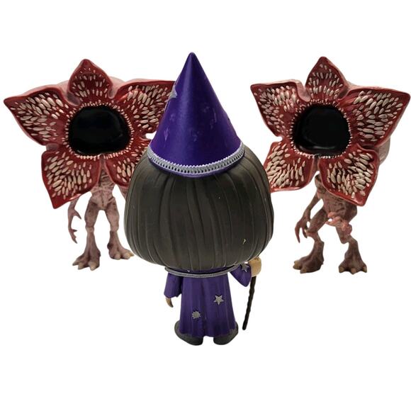Will The Sorcerer #1245 + 2 Demogorgons #428 Funko Pop Lot Stranger Things Loose - Picture 2 of 16